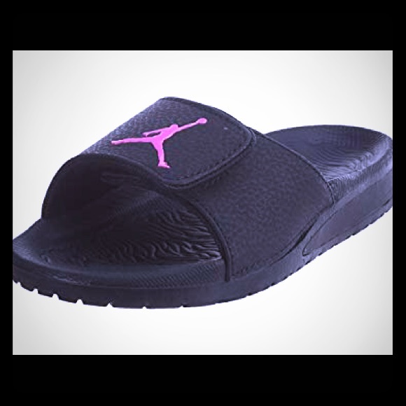 Jordan Other - Jordan Sandals with Pink Jumpman
